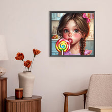 Load image into Gallery viewer, Diamond Painting - Full Round - Smart Candy Girl (30*30CM)