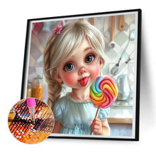 Load image into Gallery viewer, Diamond Painting - Full Round - Smart Candy Girl (30*30CM)