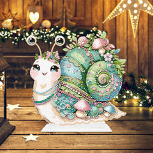 Load image into Gallery viewer, Special Shaped 5D DIY Cute Snail Turtle Diamond Art Tabletop Decor Office Decor