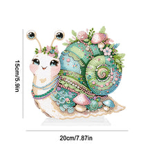 Load image into Gallery viewer, Special Shaped 5D DIY Cute Snail Turtle Diamond Art Tabletop Decor Office Decor