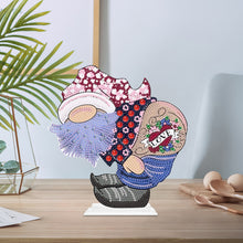 Load image into Gallery viewer, Special Shape Gnome Single-Side Handmade Diamond Painting Tabletop Home Decor