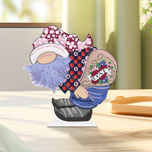 Load image into Gallery viewer, Special Shape Gnome Single-Side Handmade Diamond Painting Tabletop Home Decor