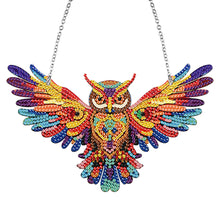 Load image into Gallery viewer, Acrylic Single-Side Spread Eagle Diamond Art Hanging Pendant Garden Window Decor