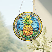Load image into Gallery viewer, Lighthouse Rose Lupine Safflower Pineapple Bees Diamond Painting Hanging Pendant
