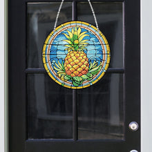 Load image into Gallery viewer, Lighthouse Rose Lupine Safflower Pineapple Bees Diamond Painting Hanging Pendant