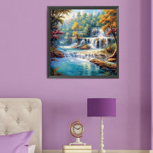 Load image into Gallery viewer, Diamond Painting - Full Round - Mountains and flowing water (50*50CM)