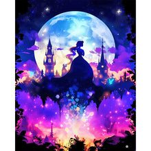 Load image into Gallery viewer, Diamond Painting - Full Square - disney princess silhouette (40*50CM)