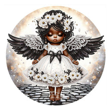 Load image into Gallery viewer, Diamond Painting - Partial Special Shaped - angel child (30*30CM)