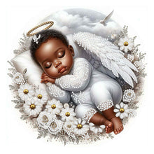 Load image into Gallery viewer, Diamond Painting - Partial Special Shaped - angel child (30*30CM)