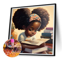 Load image into Gallery viewer, Diamond Painting - Full Round - black girl (30*30CM)