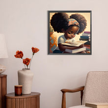 Load image into Gallery viewer, Diamond Painting - Full Round - black girl (30*30CM)