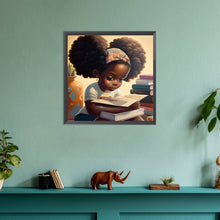 Load image into Gallery viewer, Diamond Painting - Full Round - black girl (30*30CM)