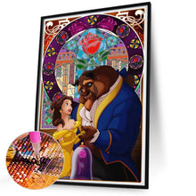 Load image into Gallery viewer, Diamond Painting - Full Round - beauty and the beast (50*70CM)