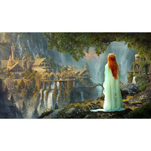 Load image into Gallery viewer, Diamond Painting - Full Round - castle and princess (70*40CM)