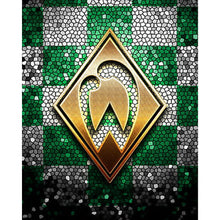 Load image into Gallery viewer, Diamond Painting - Full Square - Werder Bremen logo (40*50CM)