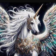 Load image into Gallery viewer, Diamond Painting - Full Round - Unicorn with wings (30*30CM)