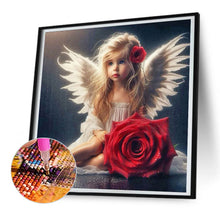Load image into Gallery viewer, Diamond Painting - Full Round - angel girl (30*30CM)