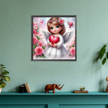 Load image into Gallery viewer, Diamond Painting - Full Round - angel girl (30*30CM)