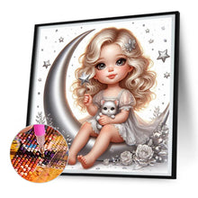 Load image into Gallery viewer, Diamond Painting - Full Round - angel girl (30*30CM)