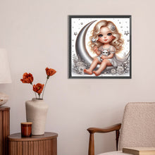 Load image into Gallery viewer, Diamond Painting - Full Round - angel girl (30*30CM)
