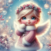 Load image into Gallery viewer, Diamond Painting - Full Round - angel girl (30*30CM)