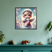 Load image into Gallery viewer, Diamond Painting - Full Round - angel girl (30*30CM)