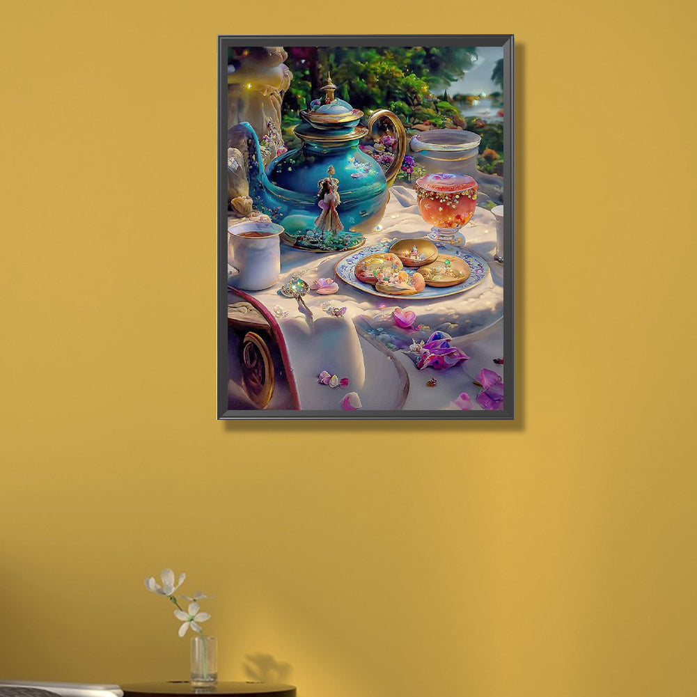 AB Diamond Painting - Full Round - Good time afternoon tea (40*55CM)