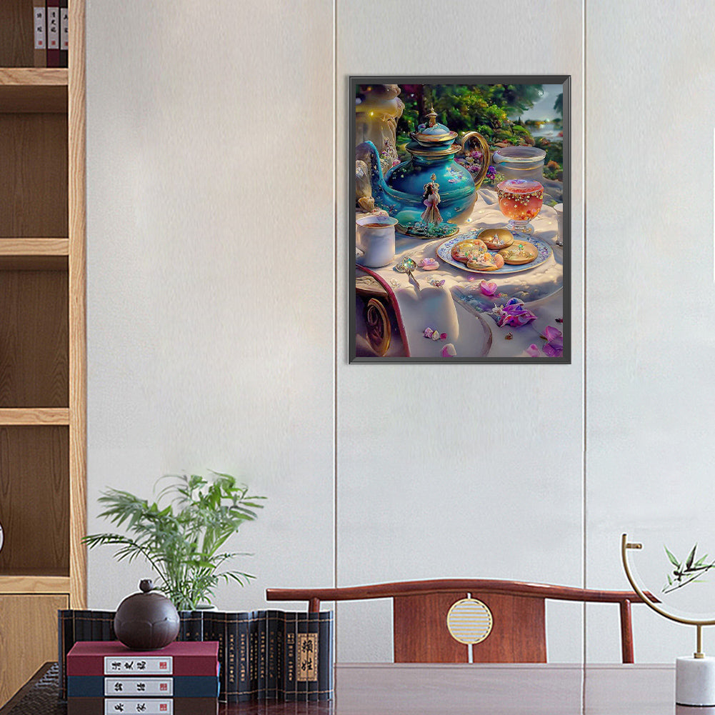 AB Diamond Painting - Full Round - Good time afternoon tea (40*55CM)