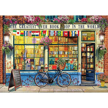 Load image into Gallery viewer, AB Diamond Painting - Full Round - Bookstore entrance (70*50CM)