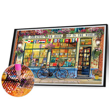 Load image into Gallery viewer, AB Diamond Painting - Full Round - Bookstore entrance (70*50CM)
