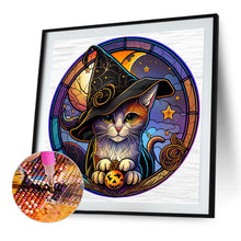 Load image into Gallery viewer, AB Diamond Painting - Full Round - glass art kitten (40*40CM)