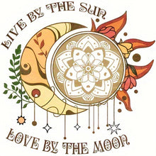 Load image into Gallery viewer, AB Diamond Painting - Full Round - Symbiosis between sun and moon (40*40CM)