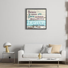 Load image into Gallery viewer, Diamond Painting - Full Round - There is heaven in our home (45*45CM)