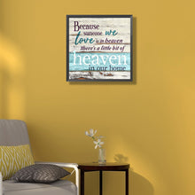 Load image into Gallery viewer, Diamond Painting - Full Round - There is heaven in our home (45*45CM)