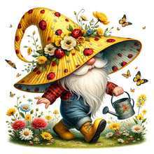 Load image into Gallery viewer, Diamond Painting - Full Square - spring gnome gardener (40*40CM)