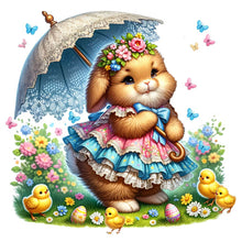 Load image into Gallery viewer, Diamond Painting - Full Square - spring garden rabbit (40*40CM)