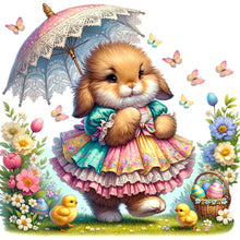 Load image into Gallery viewer, Diamond Painting - Full Square - spring garden rabbit (40*40CM)
