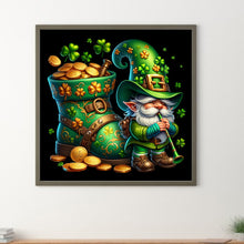Load image into Gallery viewer, Diamond Painting - Full Square - St. Patrick's Day Gnome (40*40CM)