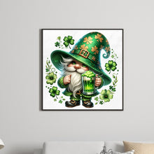 Load image into Gallery viewer, Diamond Painting - Full Square - St. Patrick's Day Gnome (40*40CM)