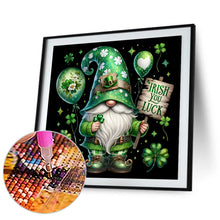Load image into Gallery viewer, Diamond Painting - Full Square - St. Patrick's Day Gnome (40*40CM)
