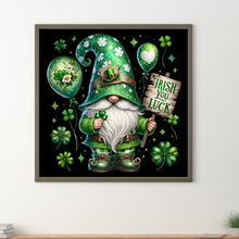 Load image into Gallery viewer, Diamond Painting - Full Square - St. Patrick's Day Gnome (40*40CM)