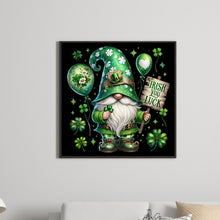Load image into Gallery viewer, Diamond Painting - Full Square - St. Patrick's Day Gnome (40*40CM)