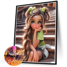 Load image into Gallery viewer, Diamond Painting - Full Round - girl (40*50CM)