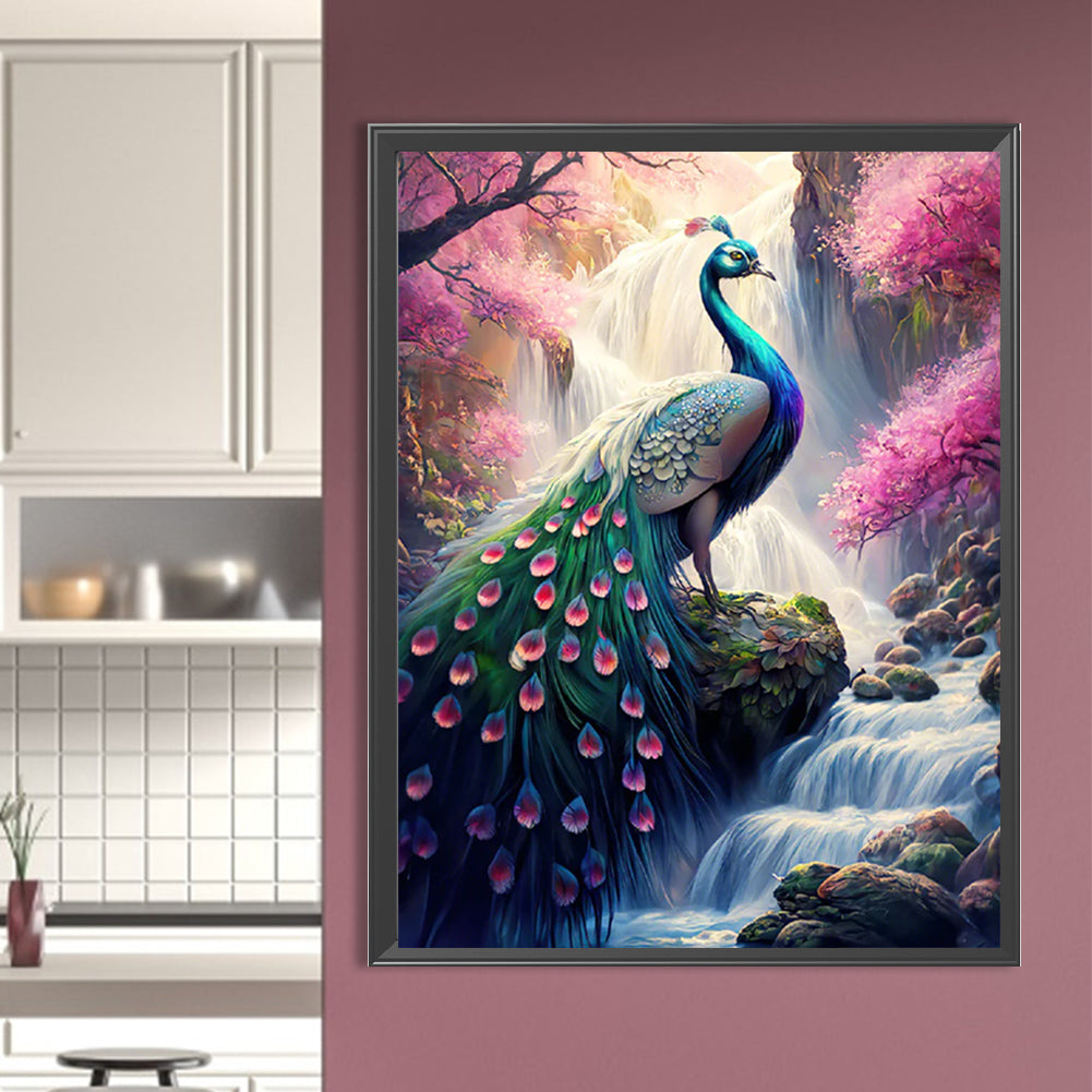 AB Diamond Painting - Full Round - Peacock (50*65CM)
