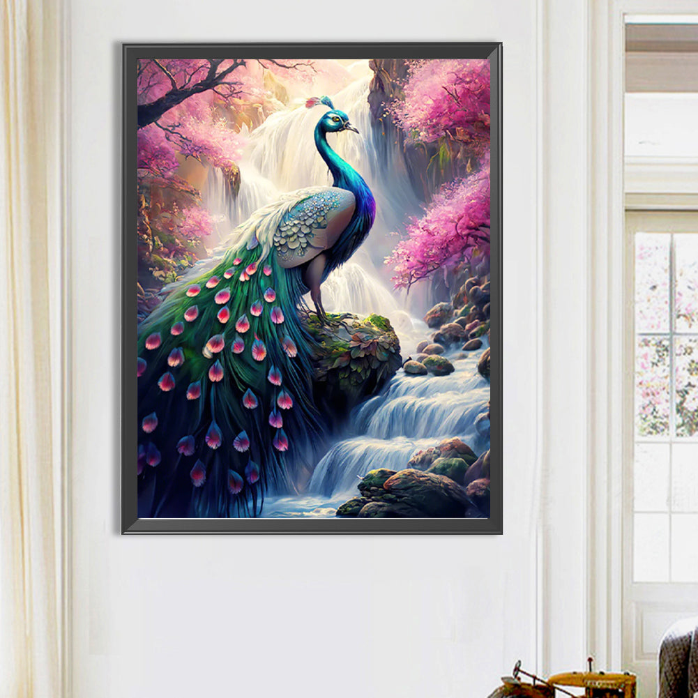 AB Diamond Painting - Full Round - Peacock (50*65CM)