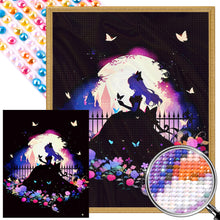 Load image into Gallery viewer, AB Diamond Painting - Full Round - princess silhouette (40*50CM)