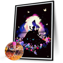 Load image into Gallery viewer, AB Diamond Painting - Full Round - princess silhouette (40*50CM)