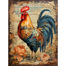 Load image into Gallery viewer, Diamond Painting - Full Round - Flowers and rooster (30*40CM)