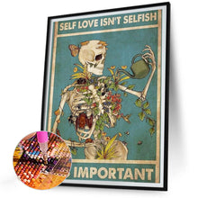 Load image into Gallery viewer, Diamond Painting - Full Round - Self-love is not selfish (30*40CM)