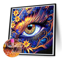 Load image into Gallery viewer, Diamond Painting - Full Round - Flower and Dragon's Eye (30*30CM)